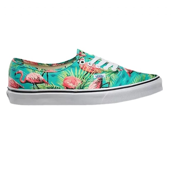 VANS Van Doren Flamingo Low Skateboarding Shoes Lace Up Sneakers Turquoise Pink - Picture 12 of 12